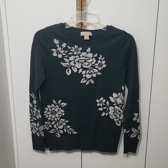 Bundle of Two Loft 100% Cotton Sweaters Women's Size XS - Picture 1 of 12